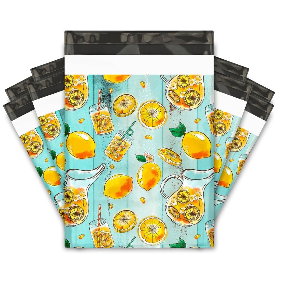 20 10x13 Lemonade Poly Mailers Shipping Envelopes